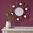 WANDSPIEGEL - Goldfarben, Trend, Glas/Metall (50cm)