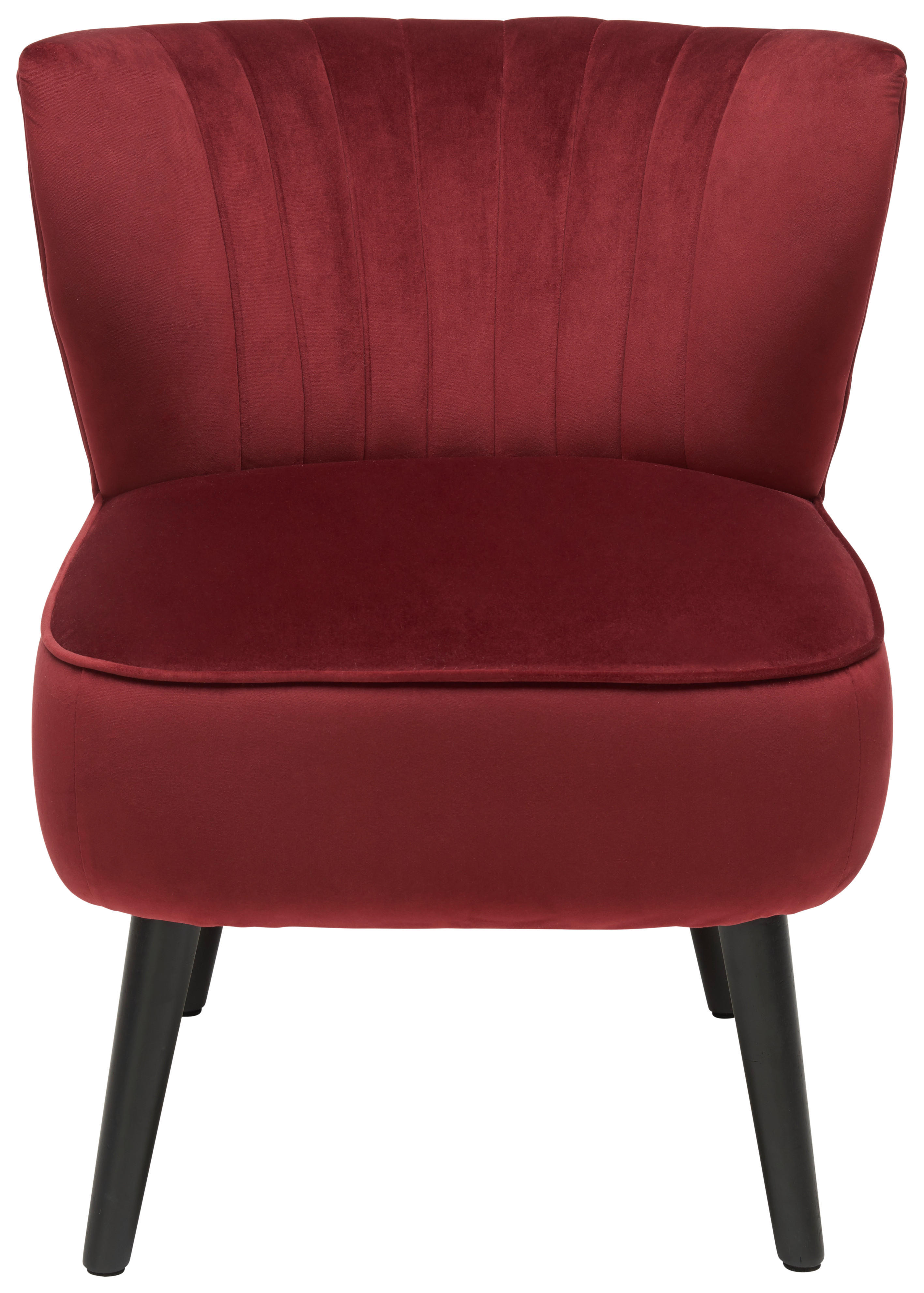 KŘESLO, textil, černá, tmavě červená - černá/tmavě červená, Trend, dřevo/textil (63/76/73cm) - Xora