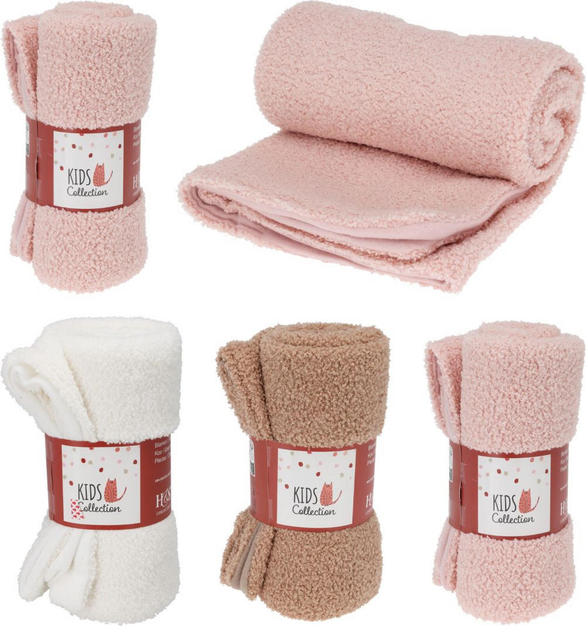 BABYFILT  100/75 cm  - multicolor, Design, textil (100/75cm)