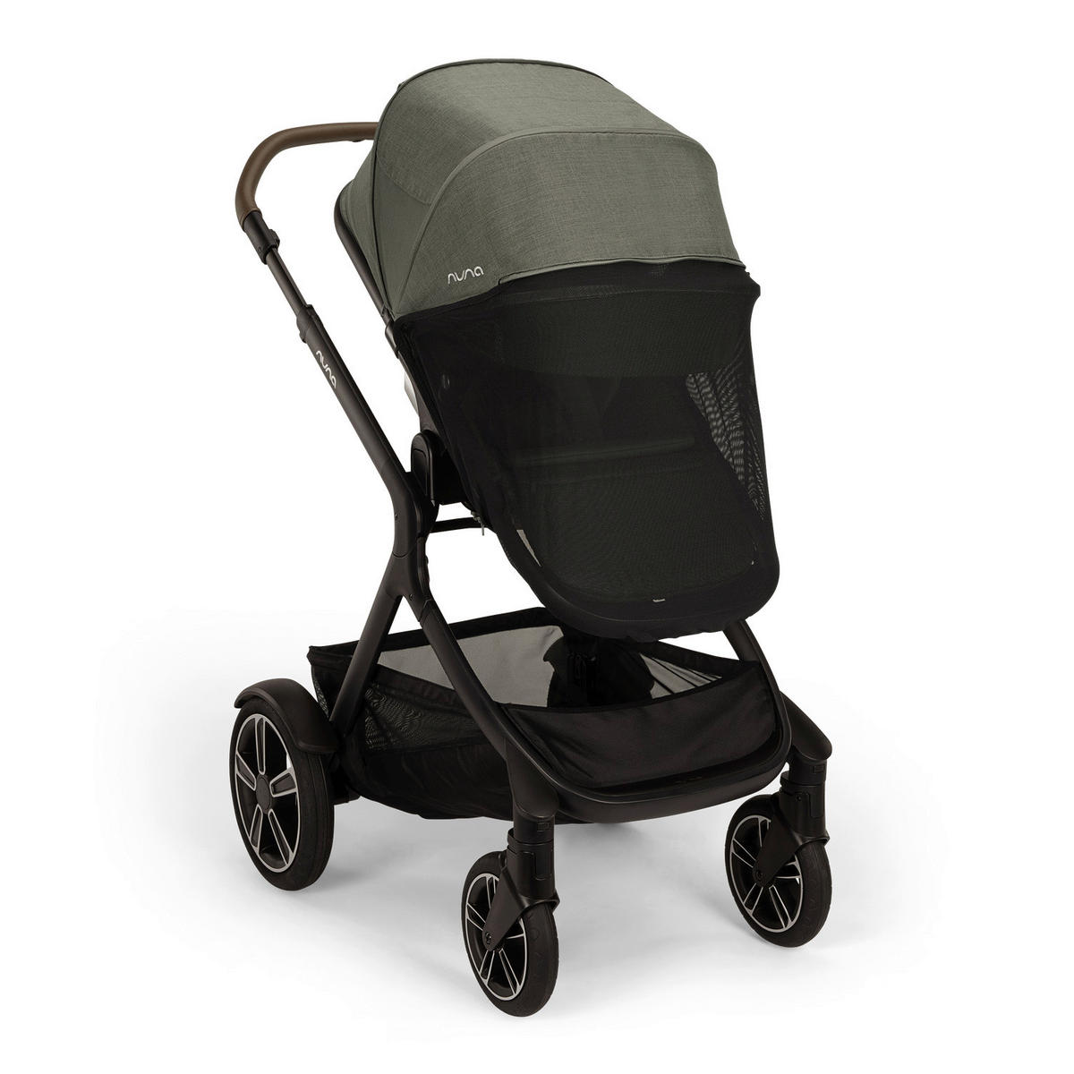 GESCHWISTERWAGEN DEMI NEXT  - Schwarz/Grün, Basics, Textil/Metall (98/62/112cm) - Nuna