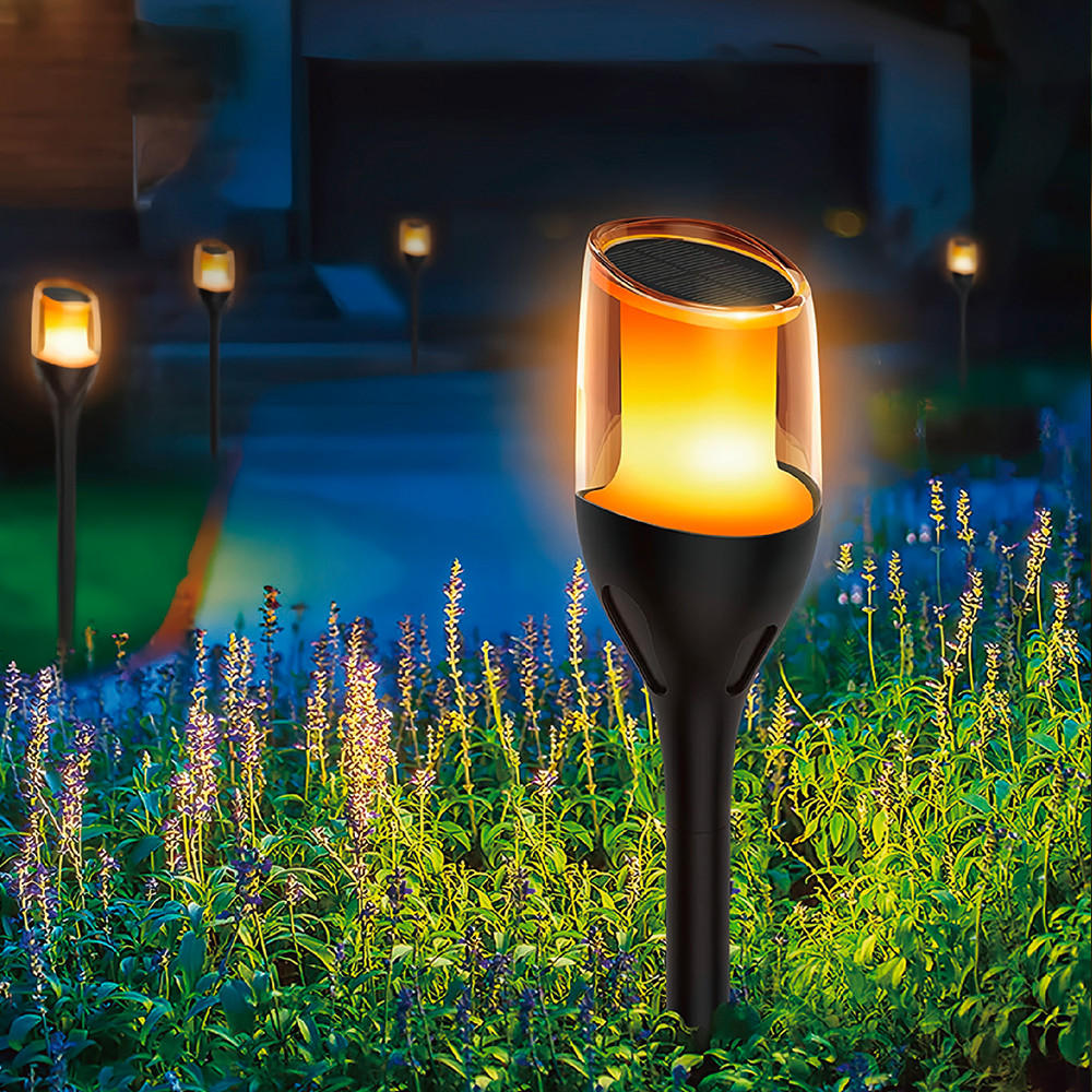 SADA SOLÁRNÍCH SVÍTIDEL, 7,5/64,5 cm - černá/čiré, Basics, plast (7,5/64,5cm) - Ambia Garden