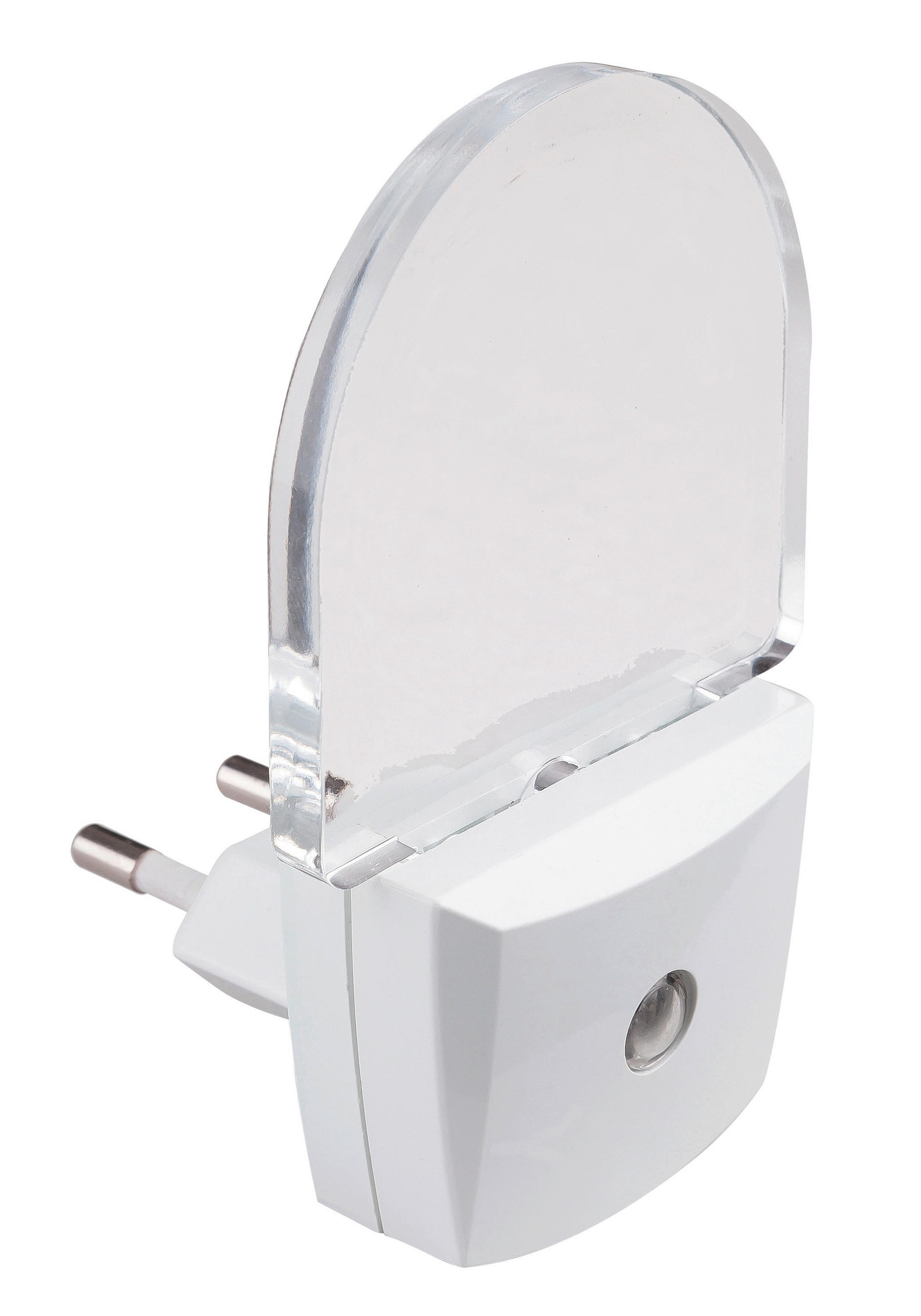 UKRASNA LED LAMPA - bela, Konvencionalno, plastika (5,8/9,5/6cm)