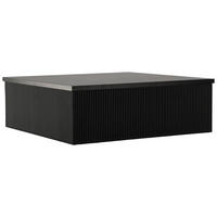 COUCHTISCH 90/90/30 cm rechteckig Schwarz  - Schwarz, Design, Holzwerkstoff (90/90/30cm) - Livetastic