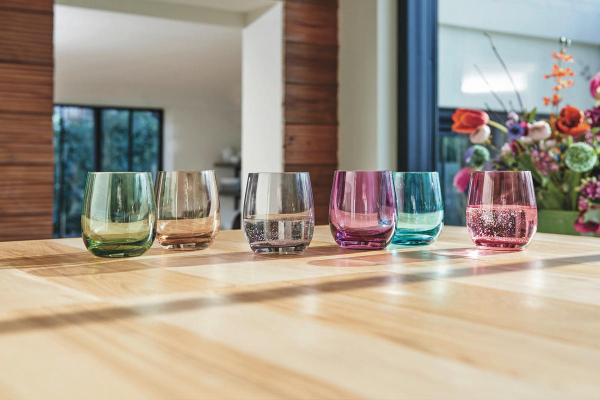 GLÄSERSET Sora  6-teilig  - Multicolor, Basics, Glas (26,7/10,3/17,8cm) - Leonardo