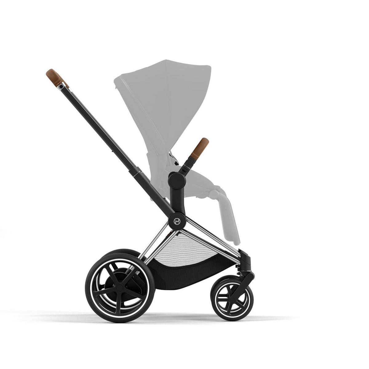 KINDERWAGENGESTELL E-Priam  - Chromfarben, Trend, Metall (59/117/95cm) - Cybex