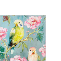 SERVIETTE  17.5/17.5 cm   - Multicolor, Natur, Papier (17.5/17.5cm) - PPD