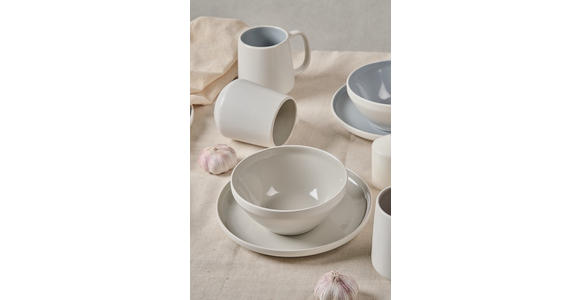 FRÜHSTÜCKSSERVICE Sandfarben 6-teilig 2 Personen  - Sandfarben, Design, Keramik - Novel