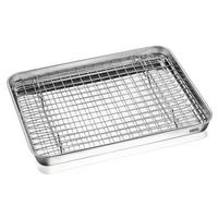 BACKBLECH - Silberfarben, Basics, Metall (31,5/24,5/2,5cm) - Gefu