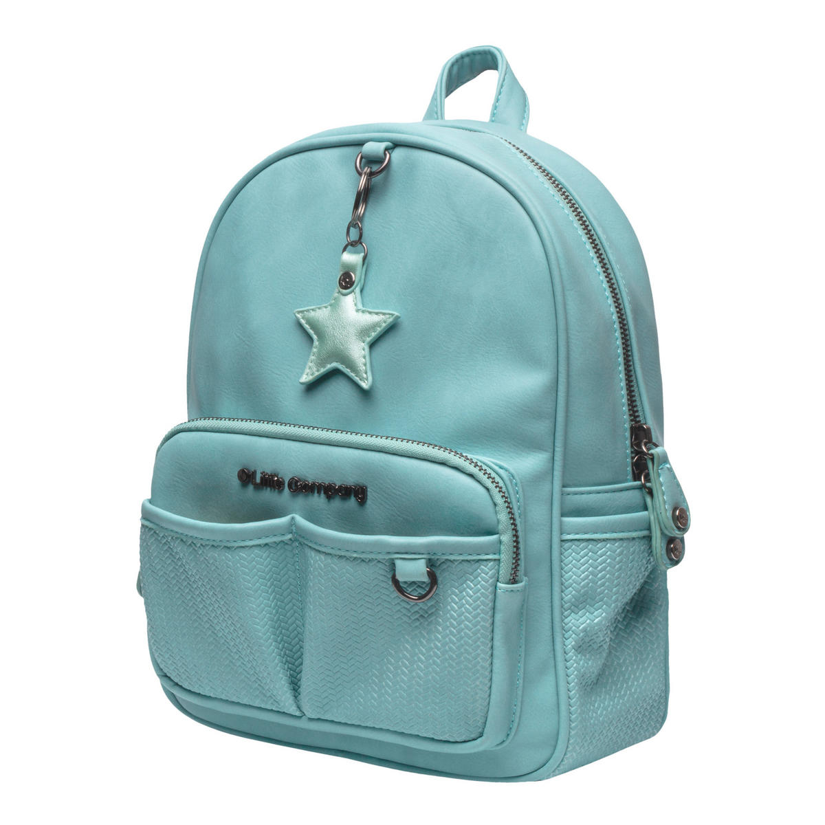 KINDERRUCKSACK - Mintgrün, Basics, Kunststoff (27/14/31cm) - Bebe Jou
