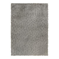 HOCHFLORTEPPICH 160/230 cm My Valley Silberfarben  - Silberfarben, Basics, Textil (160/230cm) - Obsession