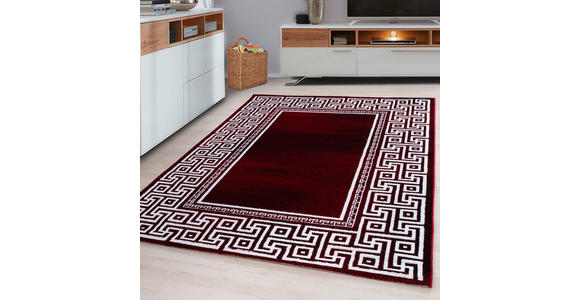 FLACHWEBETEPPICH 140/200 cm Parma Rot  - Rot, Design, Textil (140/200cm) - Novel