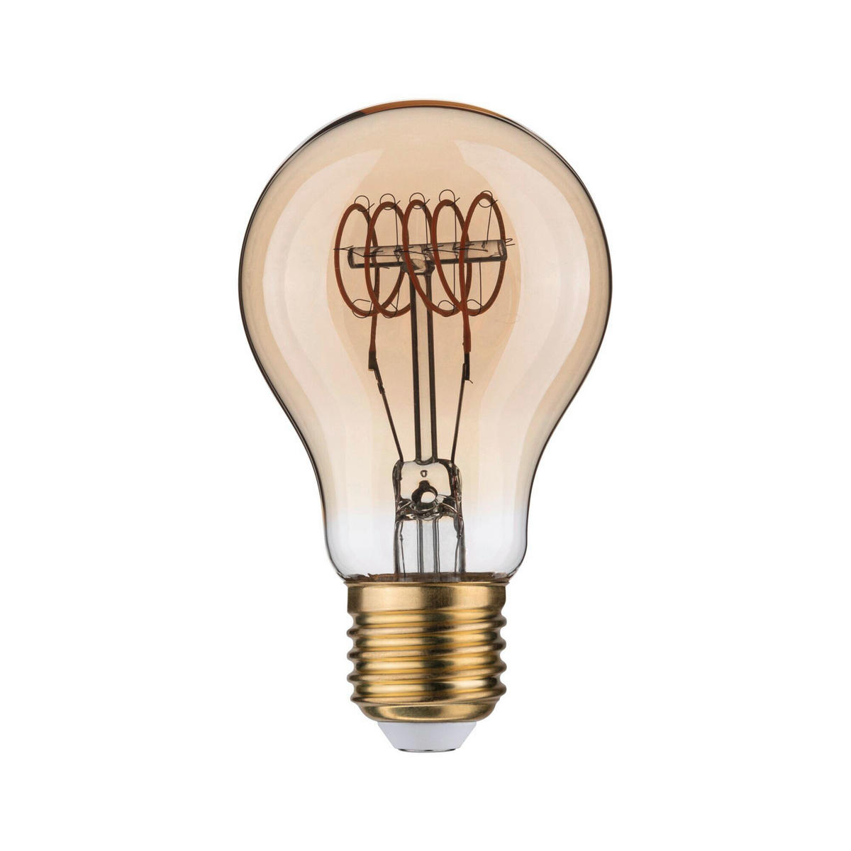 LED-LEUCHTMITTEL   E27 4,2 W 300 lm  - Goldfarben, Basics, Glas (6,0/10,5cm) - Paulmann