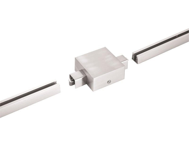 Fischer & Honsel Schienensystem-Einspeiser m6 HV Track 4 Nickel 8.5x4x14.5 cm