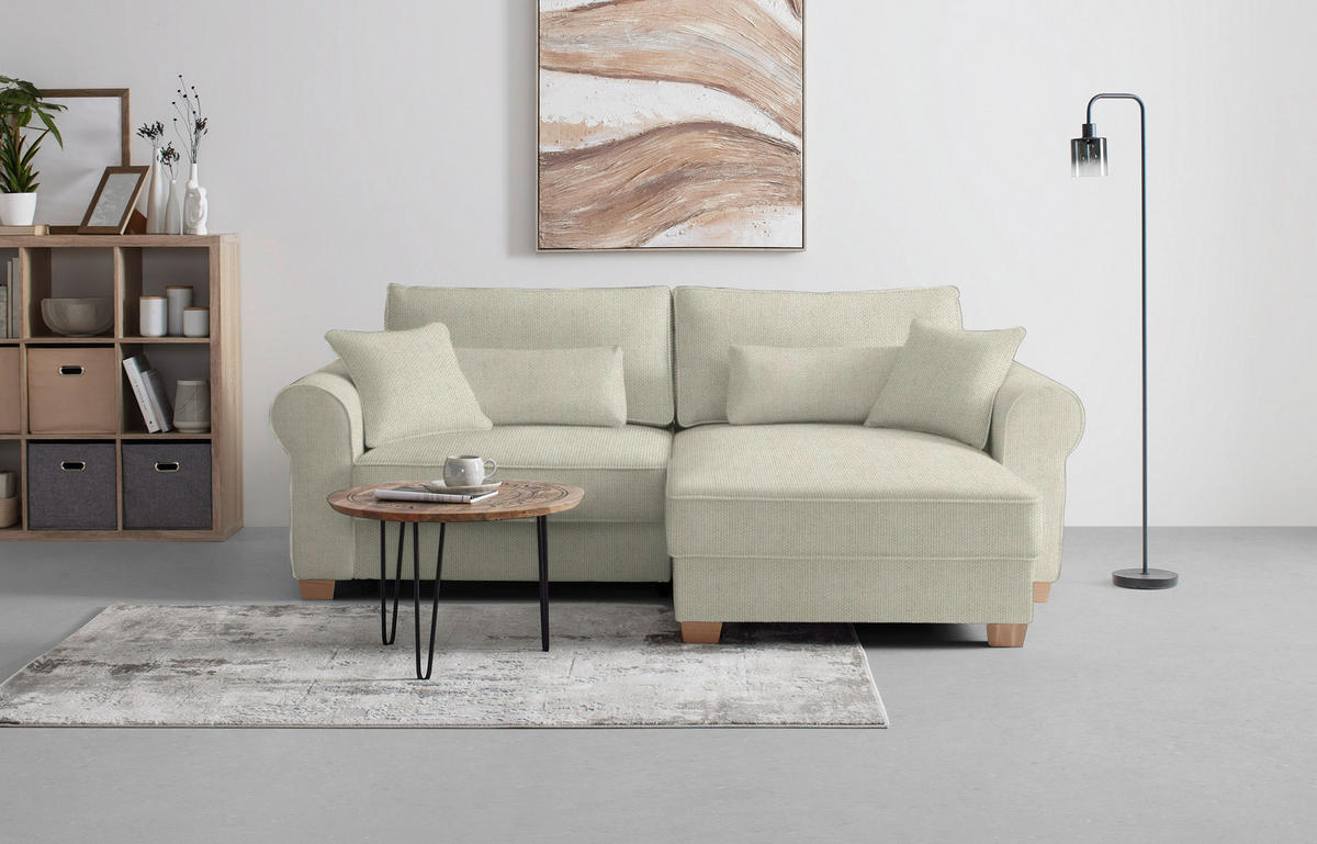 HÖRNSOFFA i taupe  - taupe, Modern, trämaterial/trä (255/185cm) - MID.YOU
