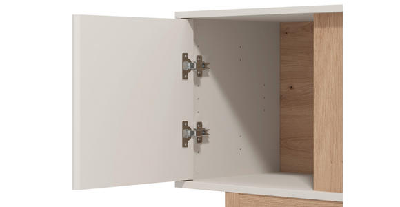 LOWBOARD  in 202/54/40 cm  - Kaschmir/Eiche Artisan, Basics, Holzwerkstoff (202/54/40cm) - Carryhome