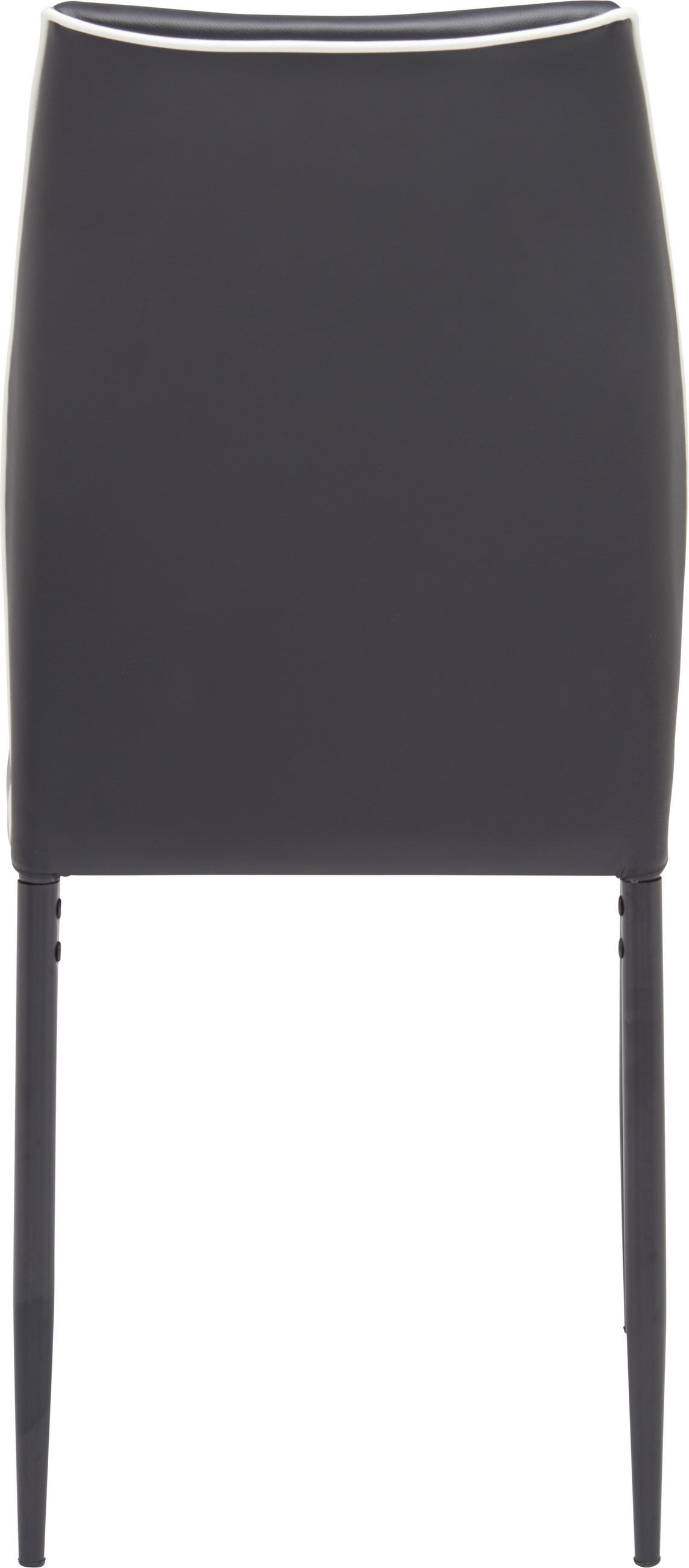 ŽIDLE, černá - bílá/černá, Design, kov/textil (43,5/96/58cm) - Carryhome