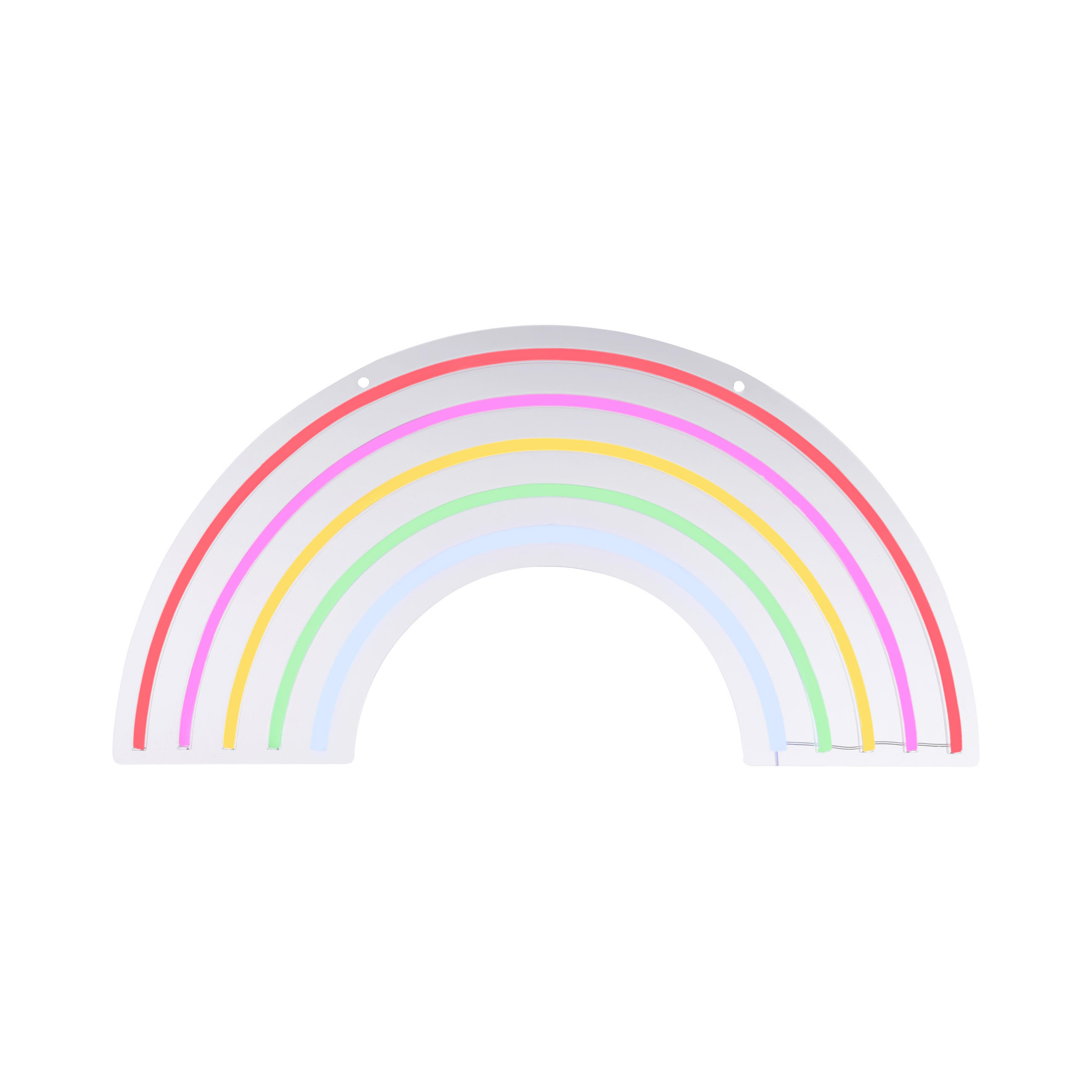 Just Light Led-Dekoleuchte Neon-Rainbow 1.5x32x63 cm