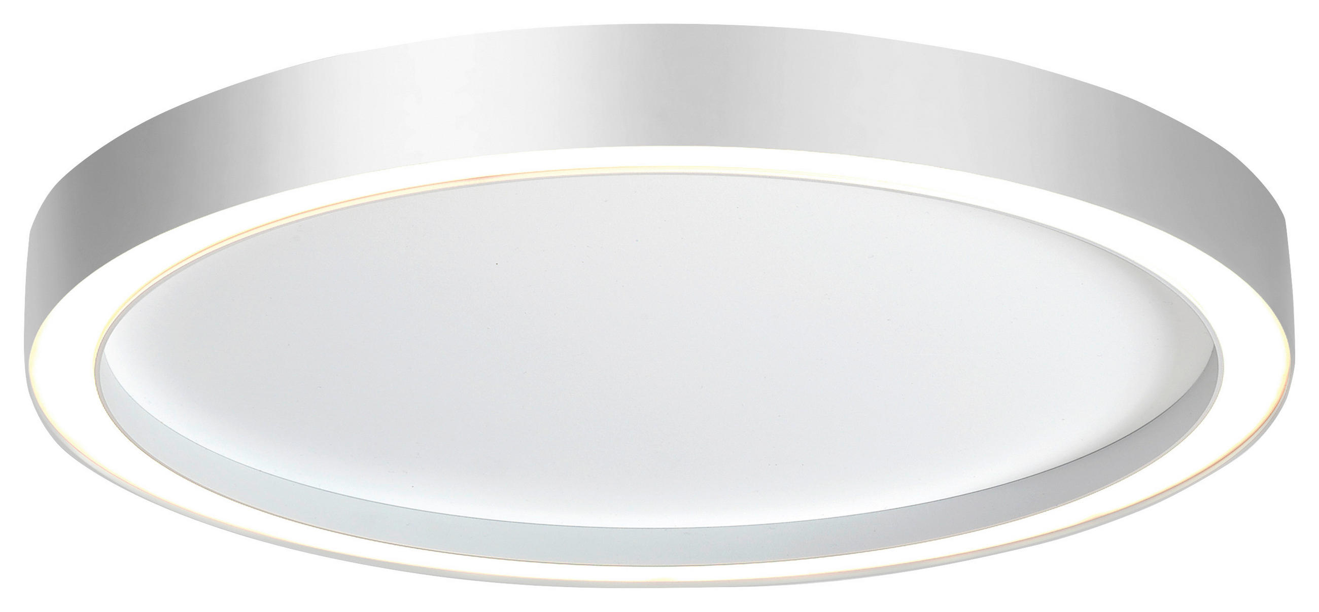 LED-DECKENLEUCHTE Aura  Smart 40/4 cm   - Weiß, Basics, Metall (40/4cm) - BOPP