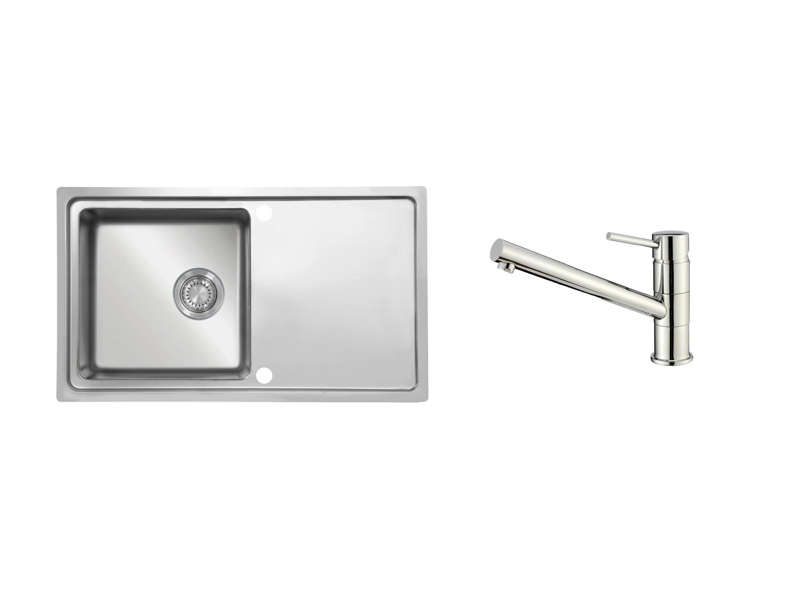 SET SUDOPERA I SLAVINE   86/50/20 cm         - boje oplemenjenog čelika, Basics, metal (86/50/20cm)