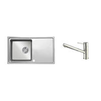 SET SUDOPERA I SLAVINE   86/50/20 cm         - boje oplemenjenog čelika, Basics, metal (86/50/20cm)