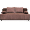 SCHLAFSOFA in Velours Koralle  - Koralle/Schwarz, Design, Kunststoff/Textil (197/90/83cm) - MID.YOU