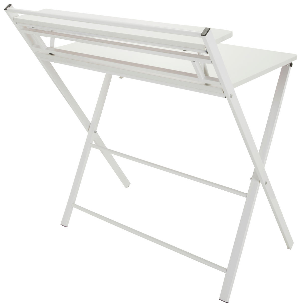 SKRIVBORD 84/60/92 cm  i vit  - vit, Basics, metall/trämaterial (84/60/92cm) - MID.YOU