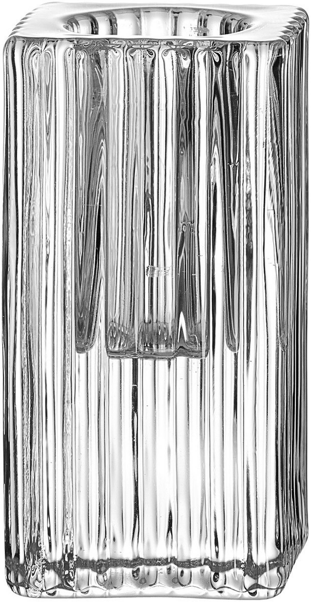 STABKERZENHALTER - Transparent, Basics, Glas (4/4/8cm)