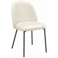STUHL Struktur Schwarz, Sandfarben  - Sandfarben/Schwarz, Design, Textil/Metall (46/81/57cm) - Lomoco