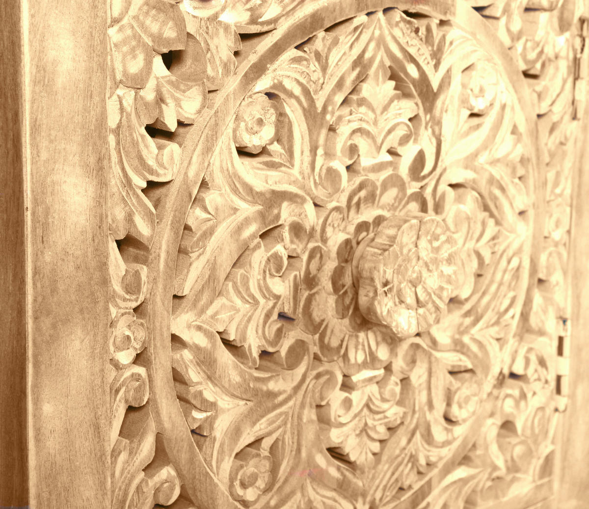 NACHTSCHRANK 60/65/40 cm Mangoholz massiv  - Naturfarben, Basics, Holz (60/65/40cm) - Livetastic