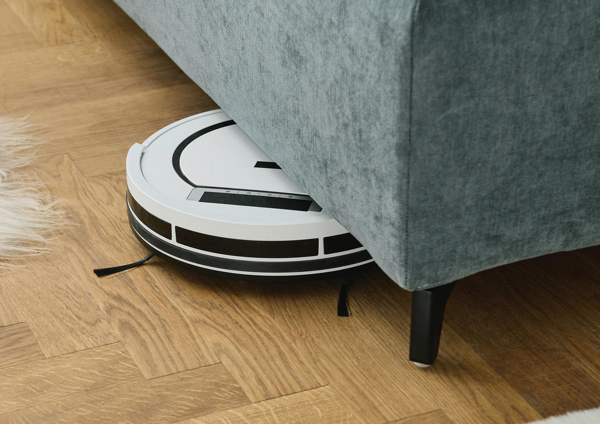 BOXSPRINGBETT 160/200 cm,  in Graublau, Matratze, gepolstertes Kopfteil, Topper, H2 + H3 = mittel + fest  - Graublau/Schwarz, MODERN, Textil/Metall (160/200cm) - Hukla