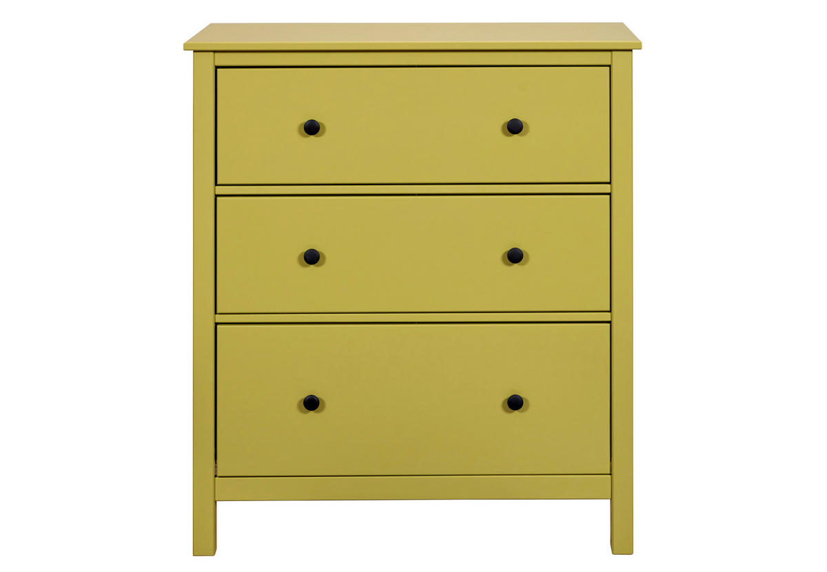 KOMODA  85/96/40 cm  zelena  - zelena/crna, Dizajnerski, metal/drvo (85/96/40cm)