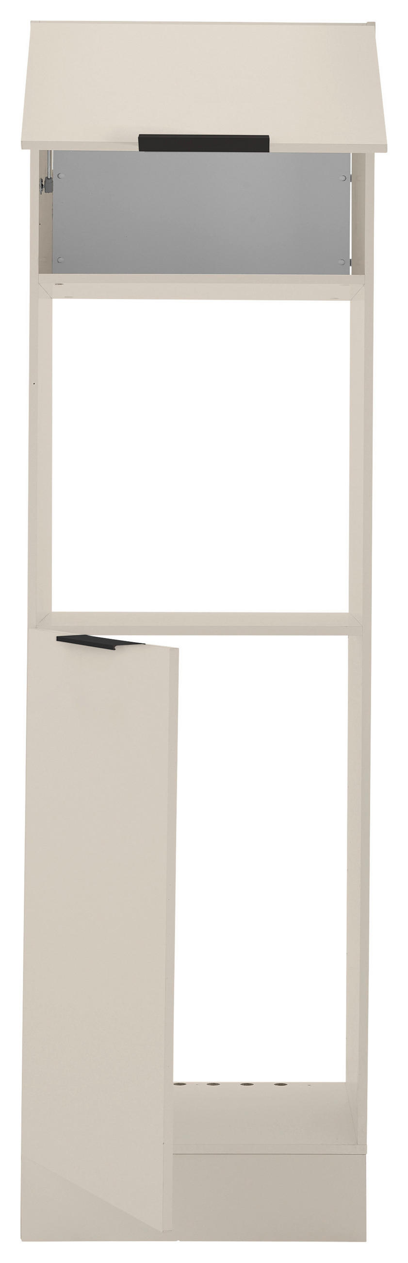 GERÄTEUMBAUSCHRANK 60/211/57 cm  in Kaschmir  - Kaschmir/Schwarz, Basics, Holzwerkstoff/Metall (60/211/57cm) - Carryhome