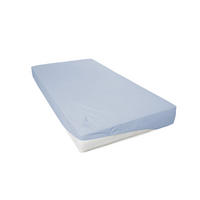 SPANNLEINTUCH 100/200 cm Frottee  - Hellblau, Basics, Textil (100/200cm)