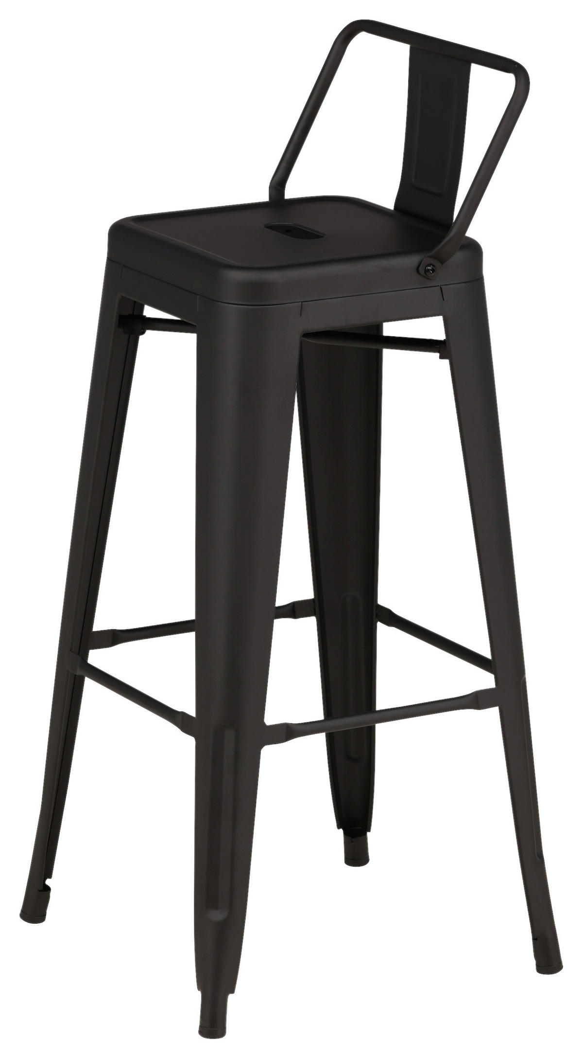 BARHOCKER-SET in Schwarz  - Schwarz, Design, Metall (43/94/43cm) - Livetastic