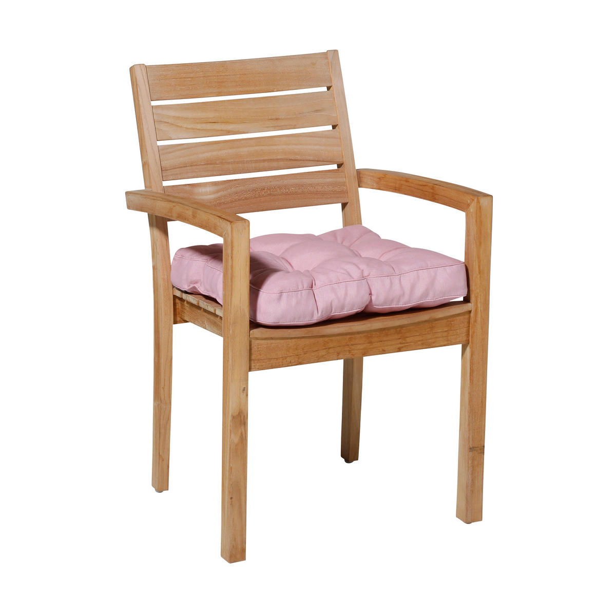 SITZKISSEN 47/47/6 cm    - Rosa, Basics, Textil (47/47/6cm)