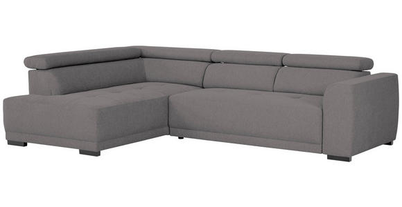 ECKSOFA Anthrazit Struktur - Anthrazit/Schwarz, Design, Kunststoff/Textil (205/284cm) - Xora