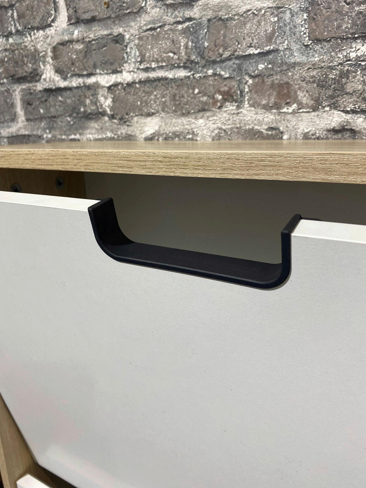 HIGHBOARD  in 59,8/124/19,55 cm  - Schwarz/Eiche Artisan, Design, Holzwerkstoff/Kunststoff (59,8/124/19,55cm) - MID.YOU