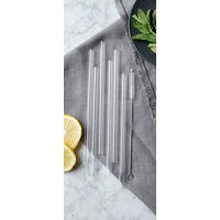 SADA BRČEK - průhledné, Basics, sklo (15cm) - Novel