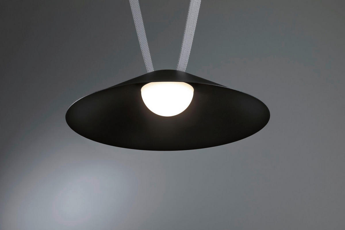 SEILSYSTEM ULine 35,0/19,0 cm   - Schwarz, Design, Metall (35,0/19,0cm) - Paulmann