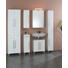 HÄNGESCHRANK XORA "SAN REMO" Weiß - Chromfarben/Weiß, Design, Holzwerkstoff/Metall (25/79,3/21cm) - XORA