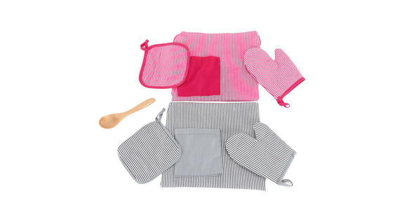 KINDERKÜCHENZUBEHÖR  - Grau, Basics, Holz/Textil - My Baby Lou