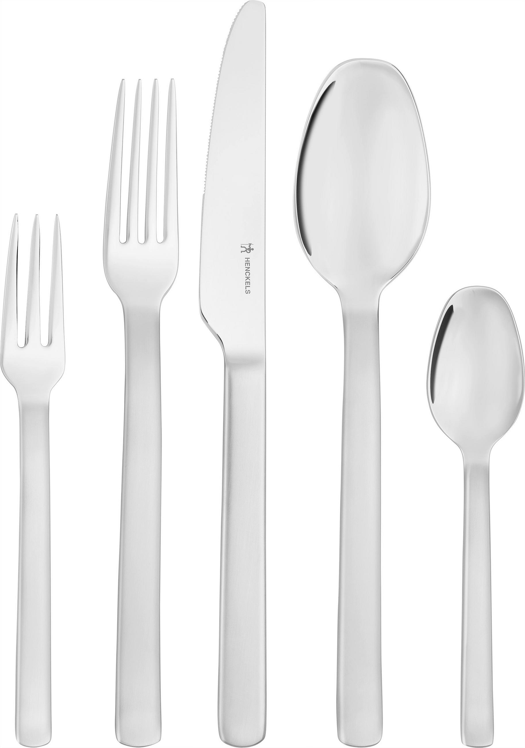 BESTECKSET Clouds 30-teilig Edelstahl  - Basics, Metall - Henckels by ZWILLING