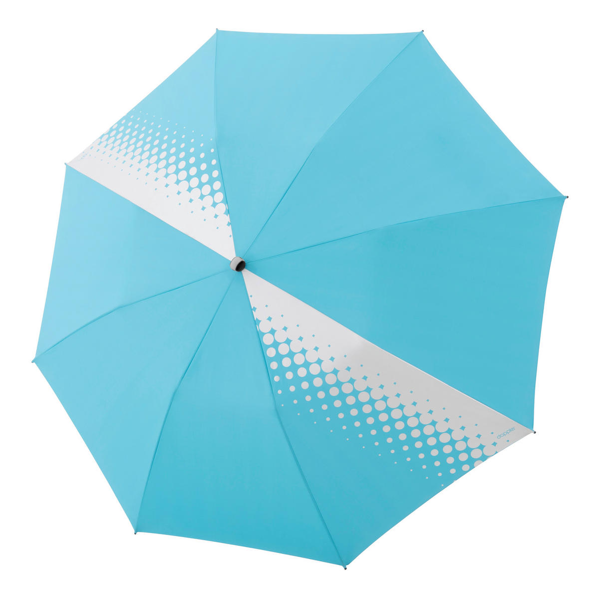 SONNENSCHIRM 156 cm Hellblau  - Anthrazit/Hellblau, MODERN, Textil/Metall (156cm) - Doppler
