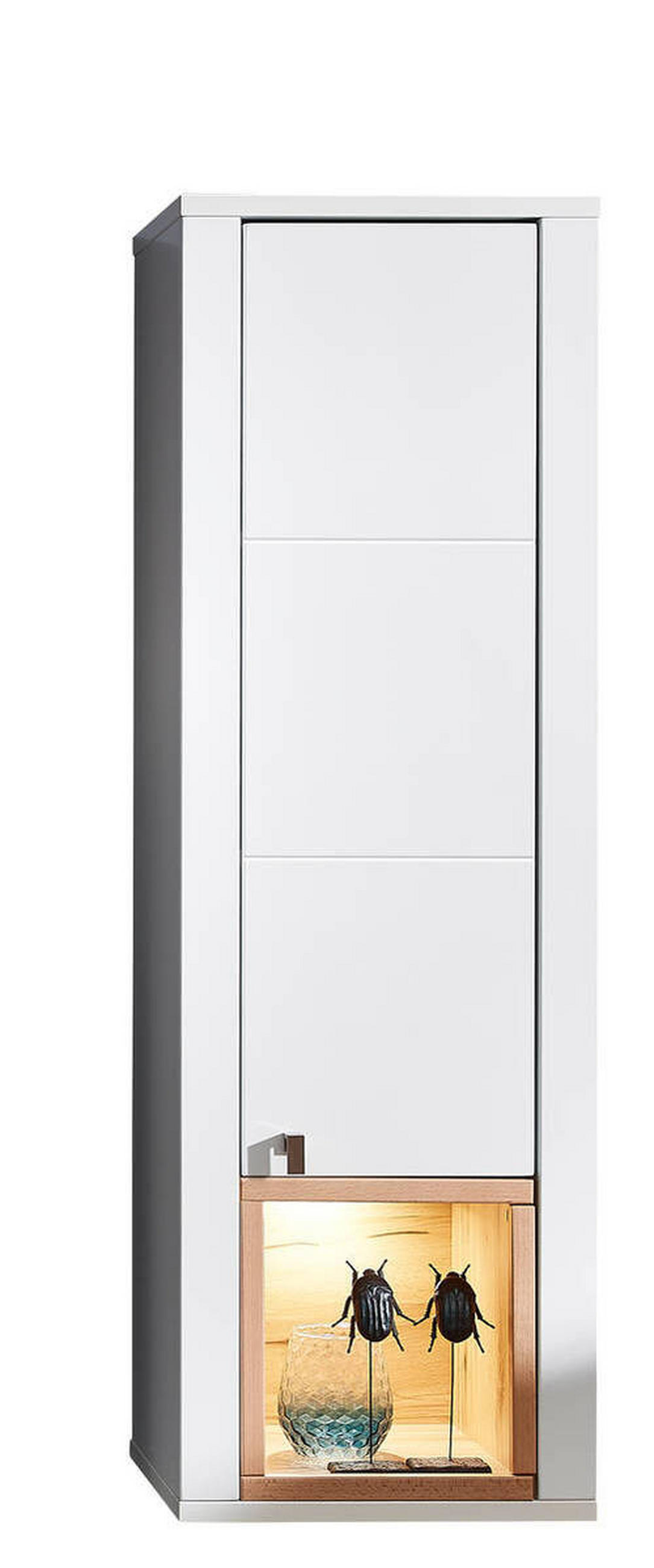 CORP SUSPENDAT in alb   - culoare lemn fag/alb, Design, metal/material pe bază de lemn (42l) - Cantus
