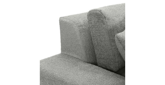 ECKSOFA  Grau Bouclé  - Greige/Schwarz, MODERN, Kunststoff/Textil (255/255cm) - Landscape