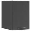 AUFSATZSCHRANK 50/76/68 cm  in  - Chromfarben/Anthrazit, Design, Holzwerkstoff/Metall (50/76/68cm)