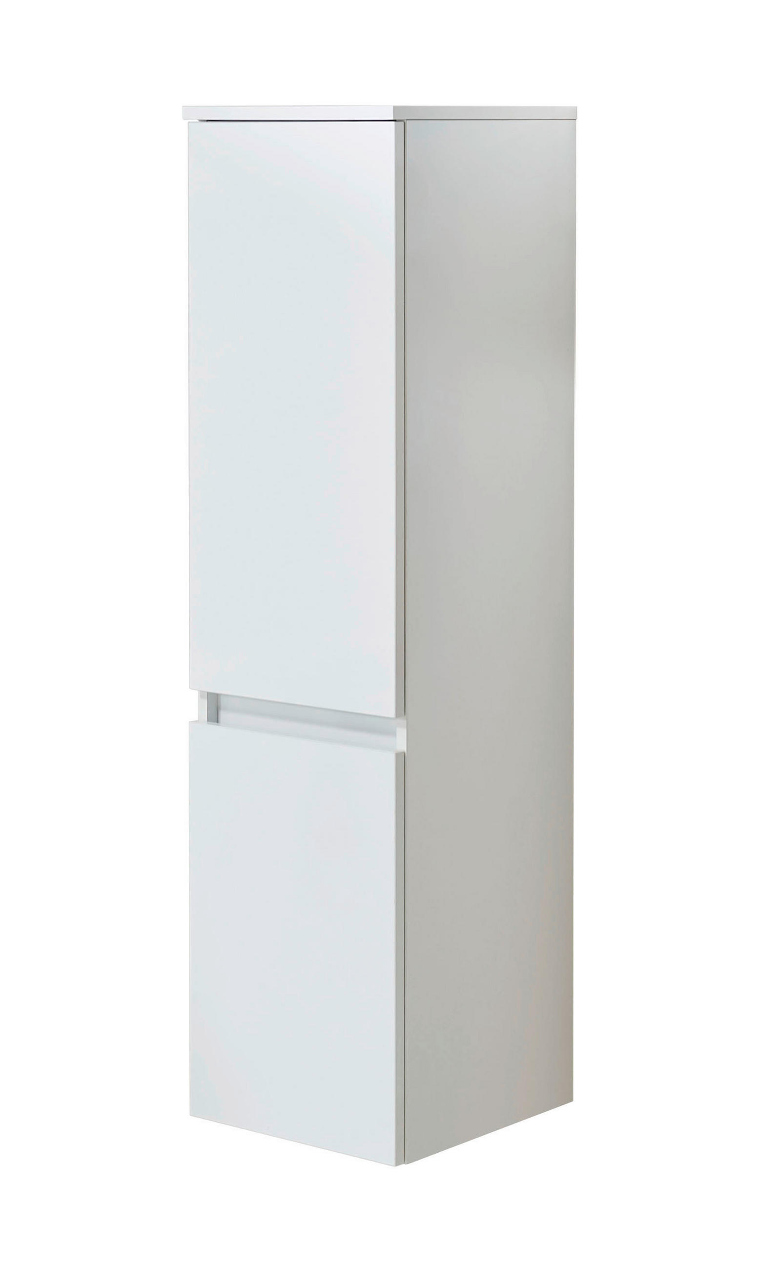 MIDISCHRANK 35/124,5/33 cm  - Weiß Hochglanz, KONVENTIONELL, Glas/Holzwerkstoff (35/124,5/33cm) - Pelipal