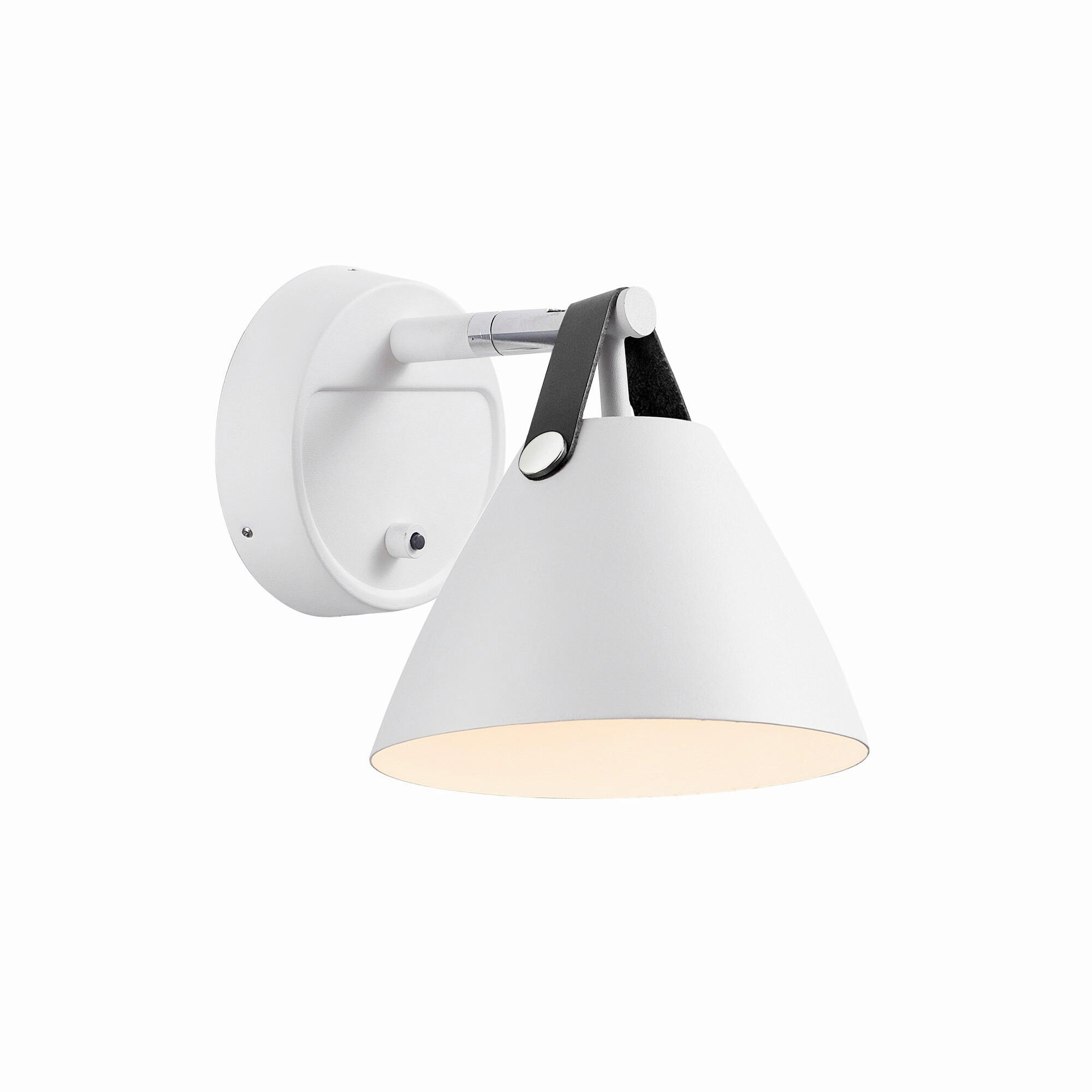 WANDLEUCHTE 16,5/17 cm   - Weiß, KONVENTIONELL, Metall (16,5/17cm) - Nordlux