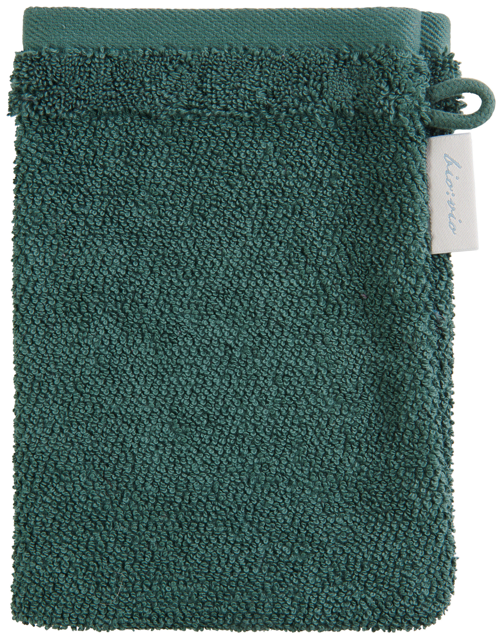 WASCHHANDSCHUHSET BONITA Dunkelgrün 4-teilig  - Dunkelgrün, Natur, Textil (16/21cm) - Bio:Vio