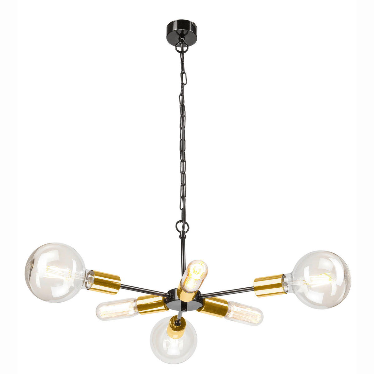 HÄNGELEUCHTE 74/34/74 cm  - Goldfarben, Design (74/34/74cm)